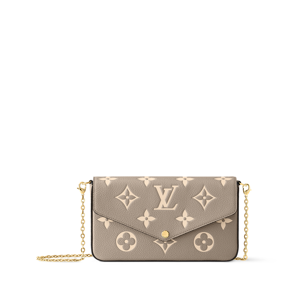 Louis Vuitton コリエ・グローリーV Bolsa Pochette Félicie Couro Monogram Empreinte - Carteiras